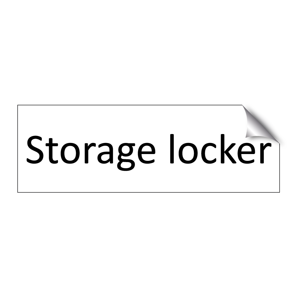 Storage locker