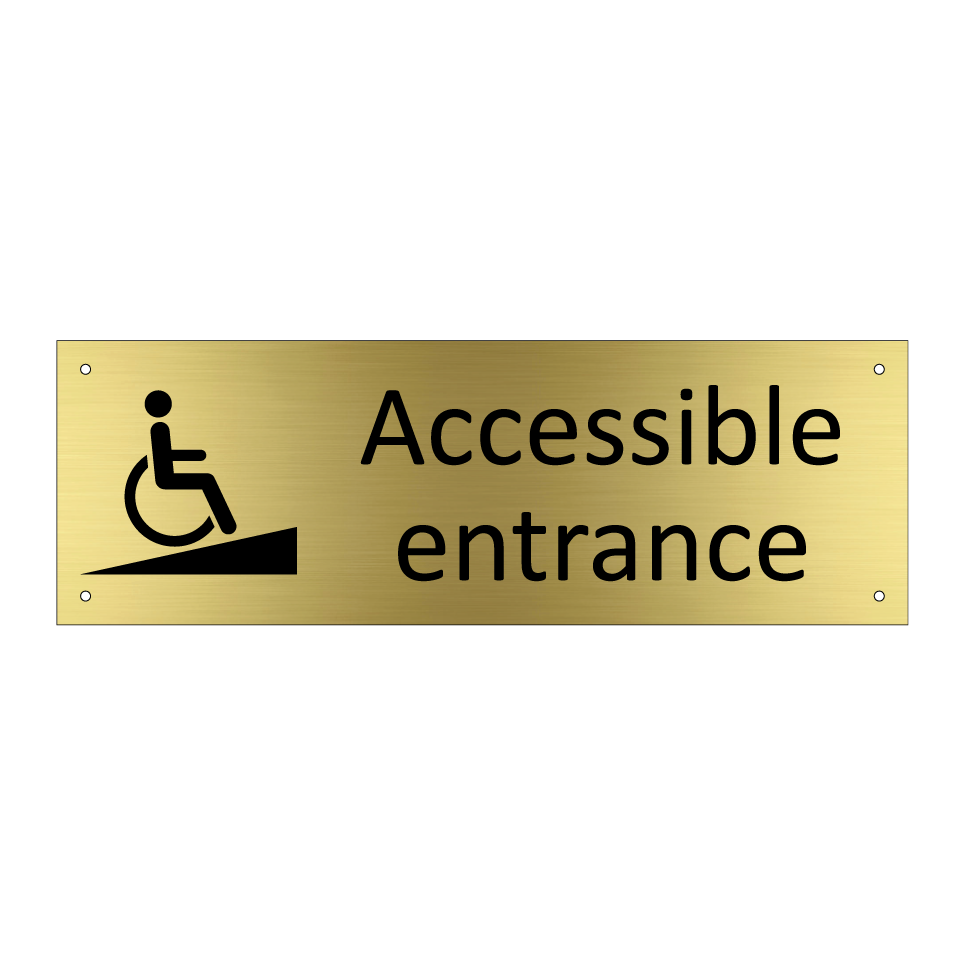 Accessible entrance