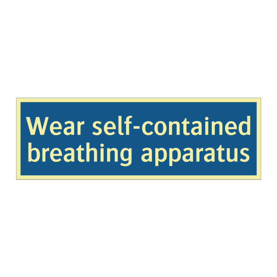 Wear self-contained breathing apparatus