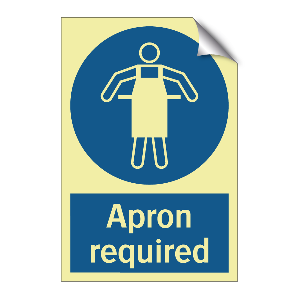 Apron required
