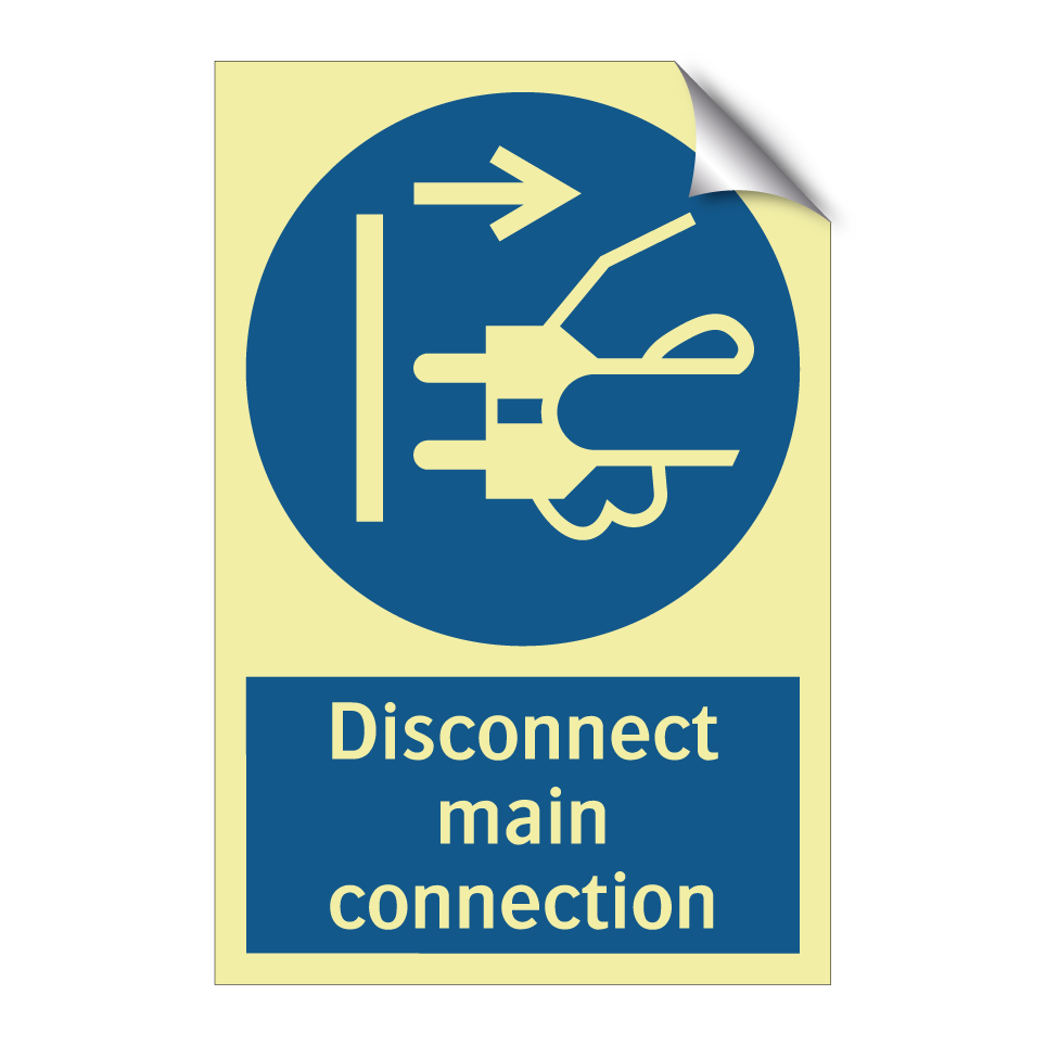 Disconnect main connection