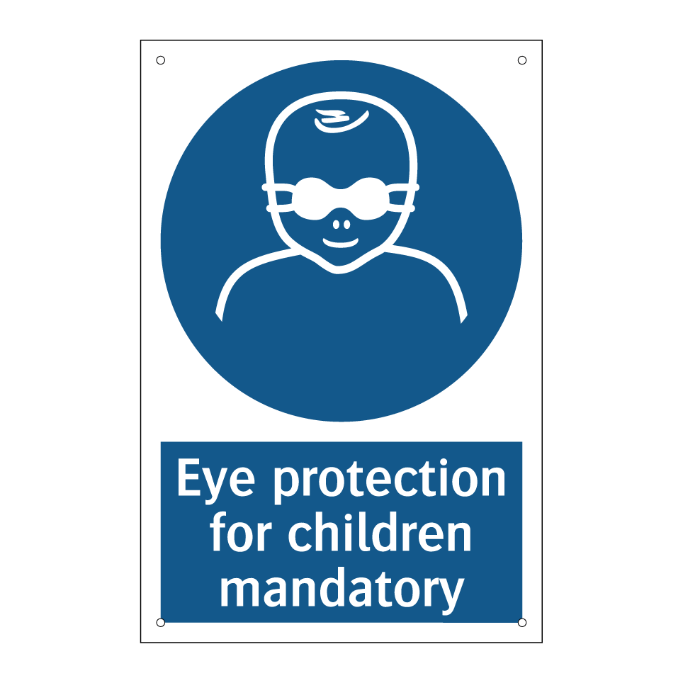 Eye protection for children mandatory