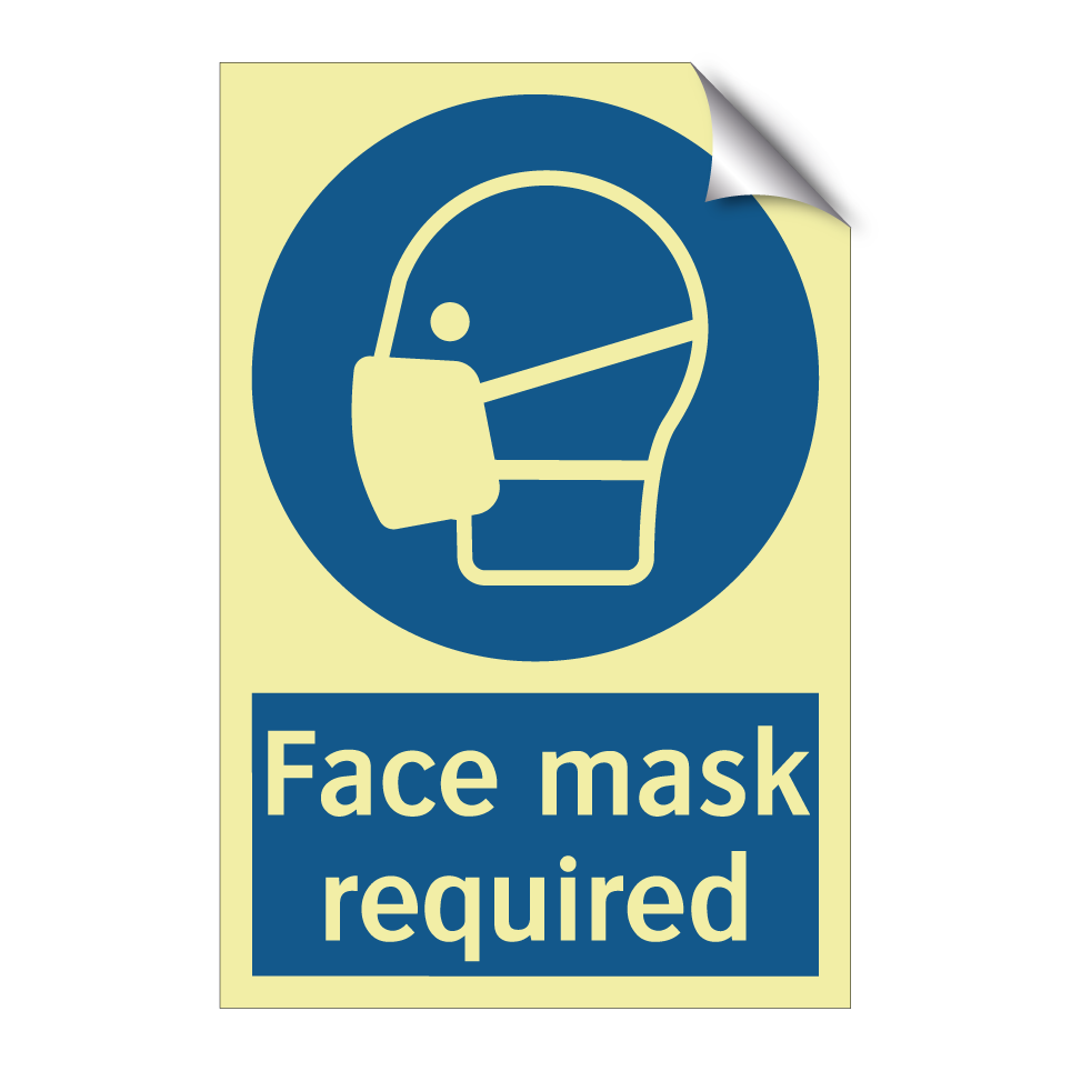 Face mask required
