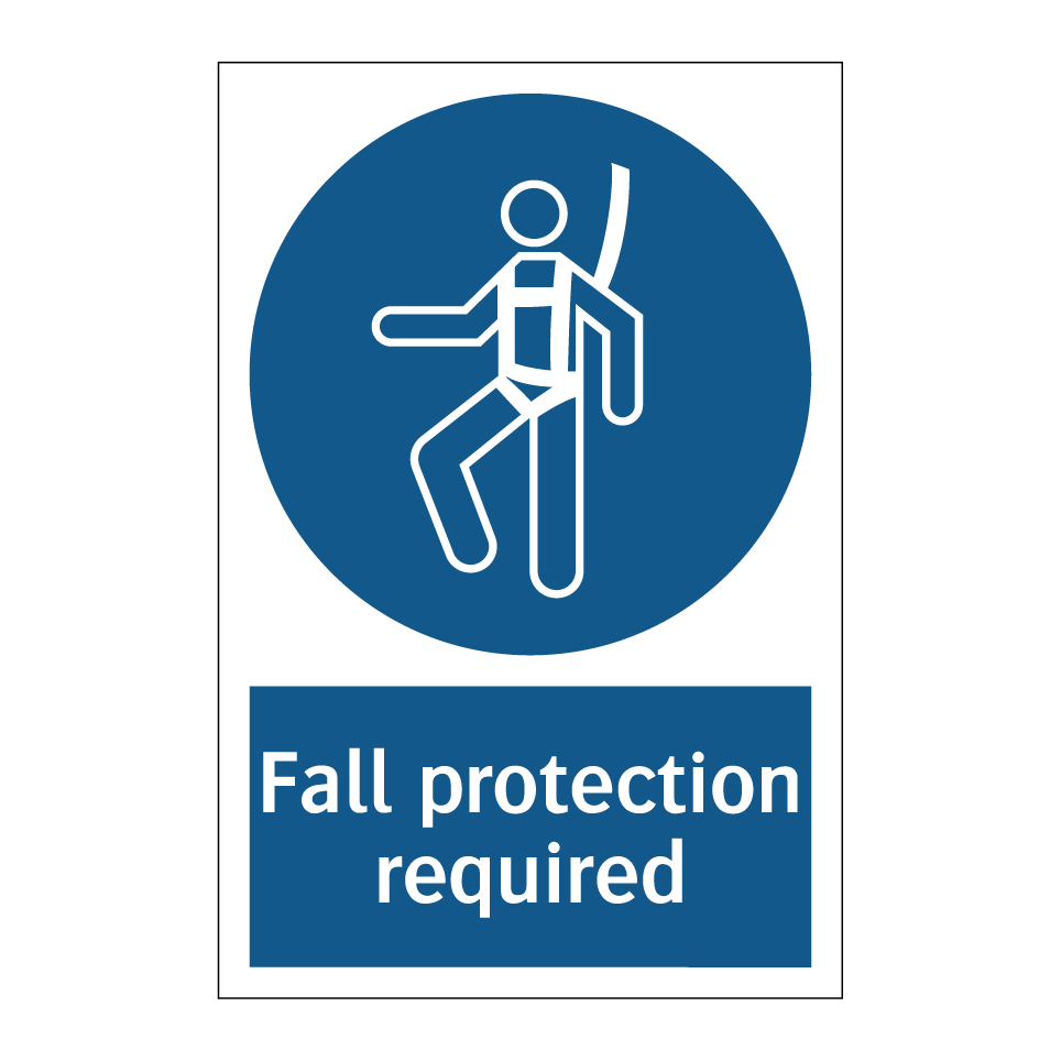Fall protection required