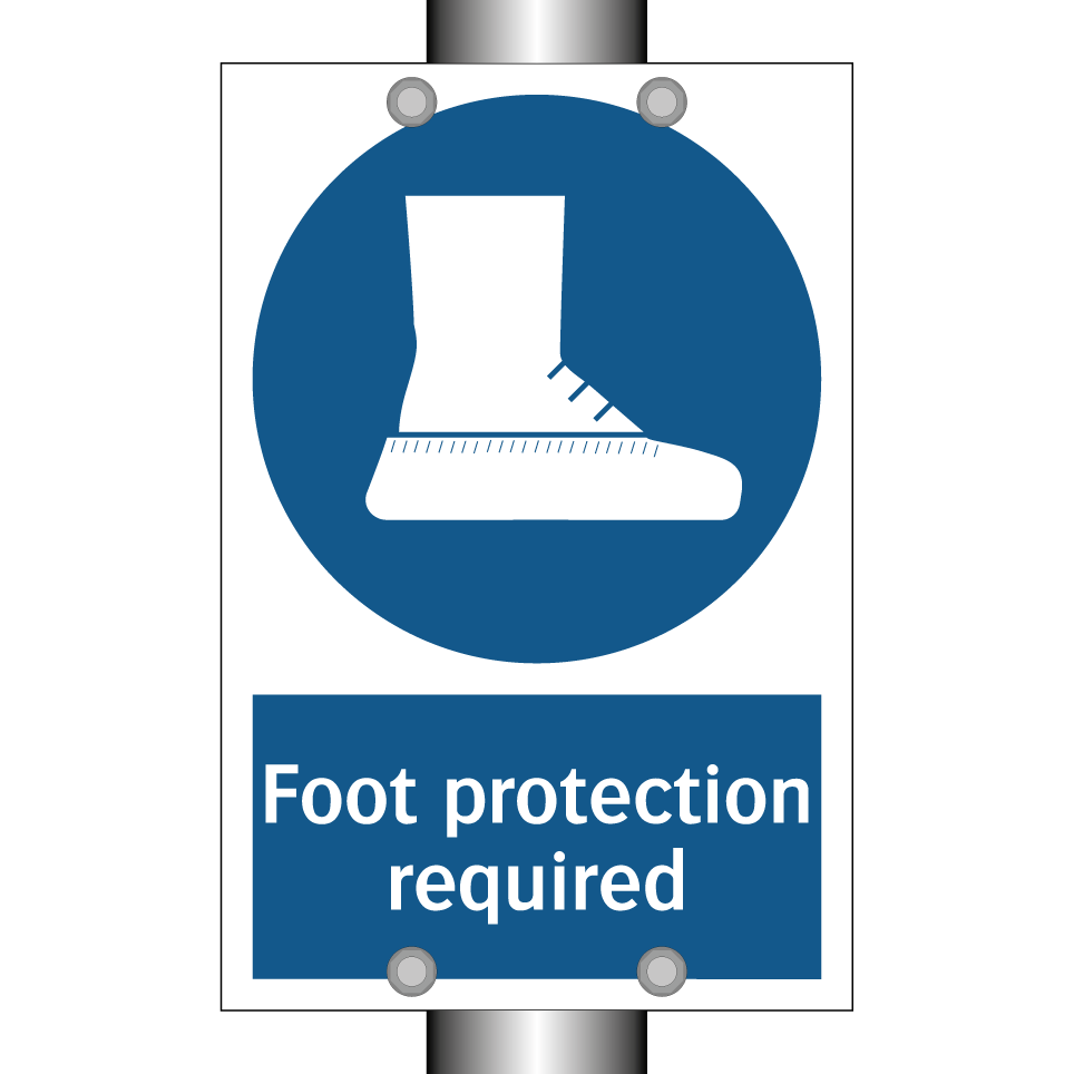 Foot protection required