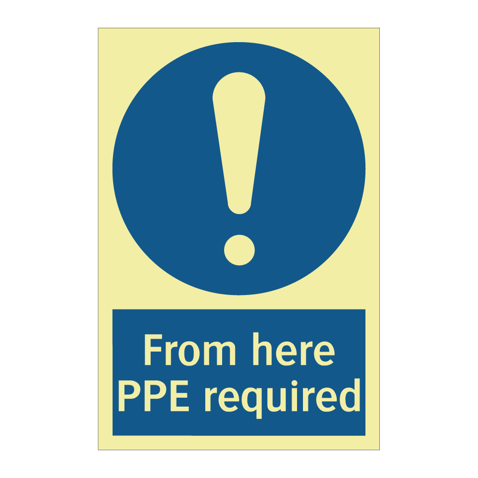 From here PPE required