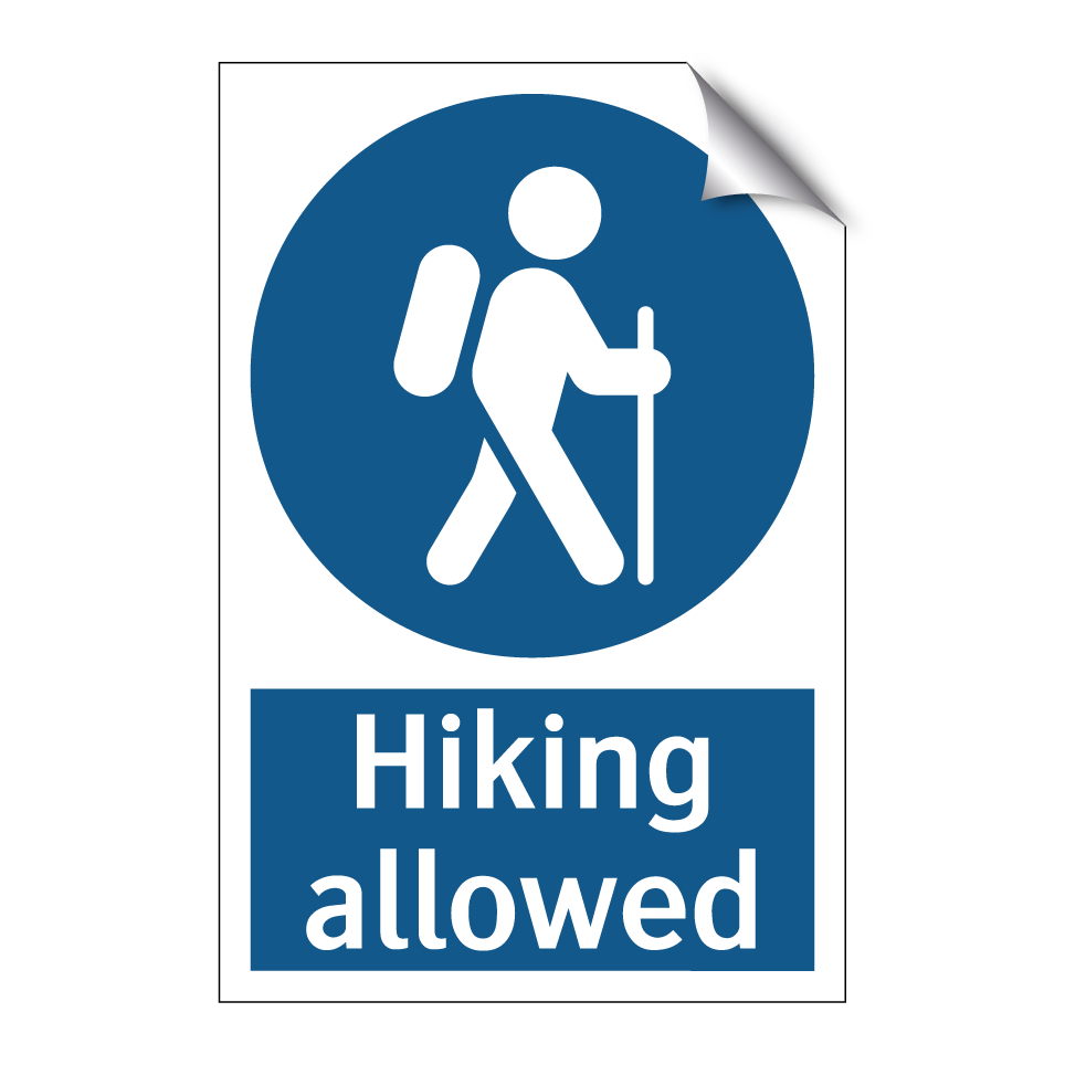 Hiking allowed