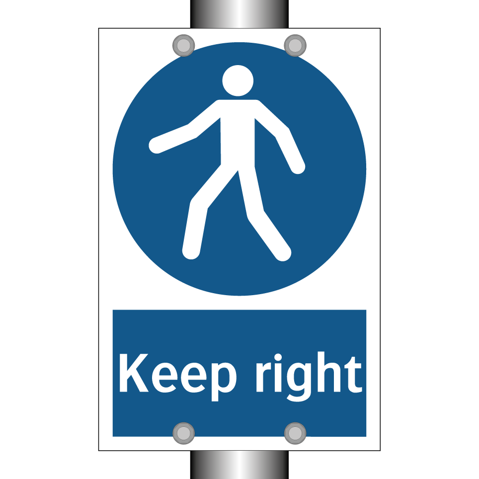 Keep right
