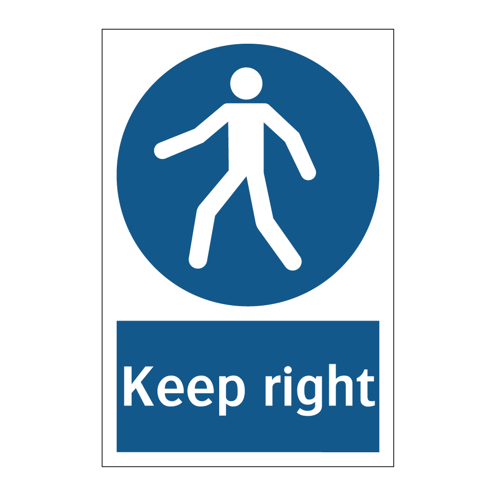 Keep right