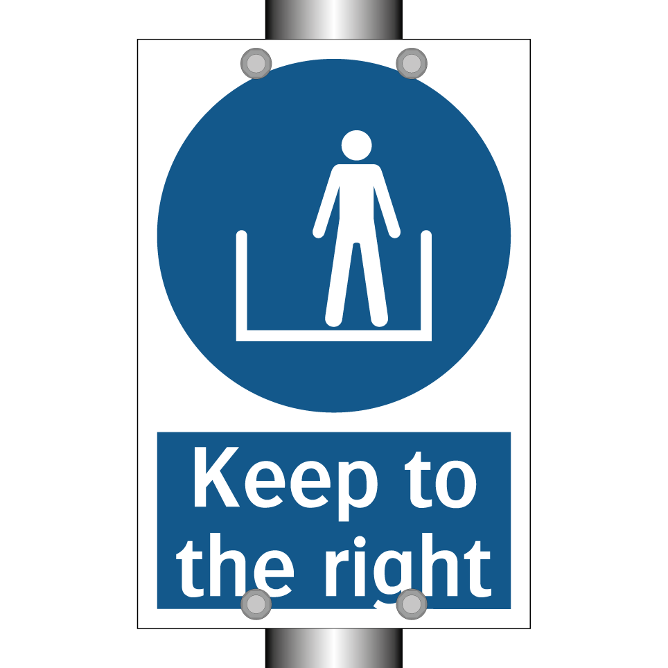 Keep to the right