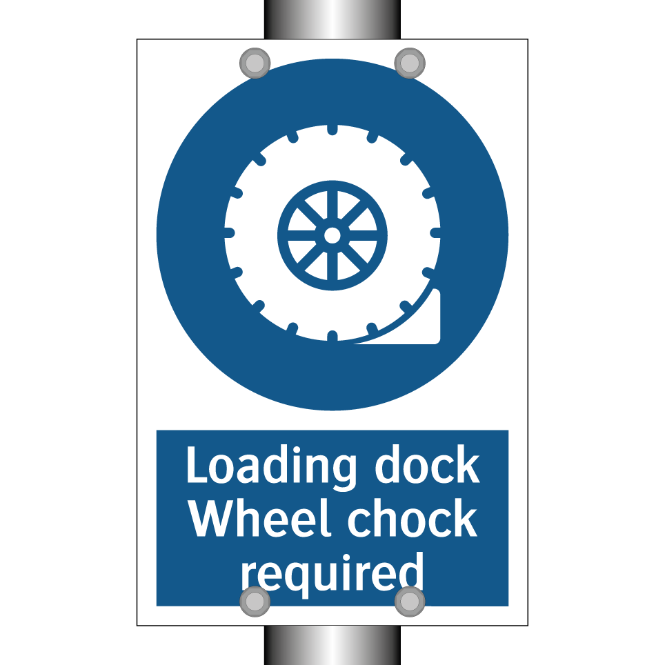 Loading dock Wheel chock required