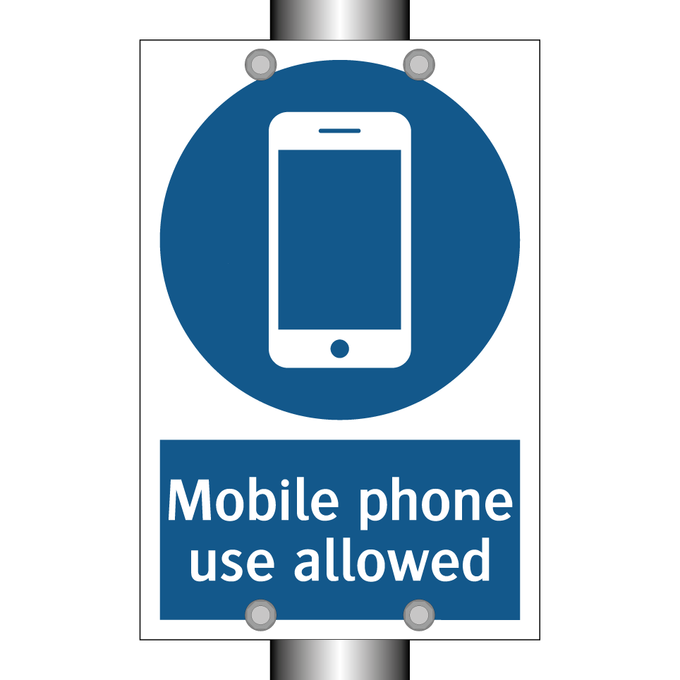 Mobile phone use allowed