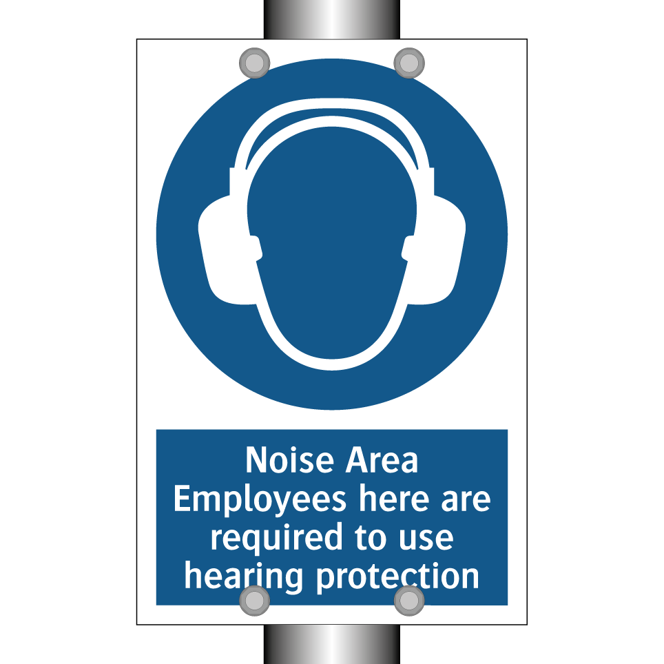 Noise Area Employees here are required to use hearing protection