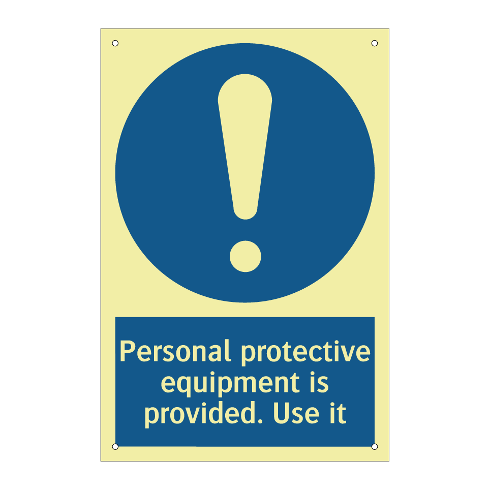 Personal protective equipment is provided. Use it