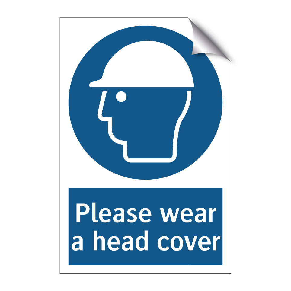 Please wear a head cover