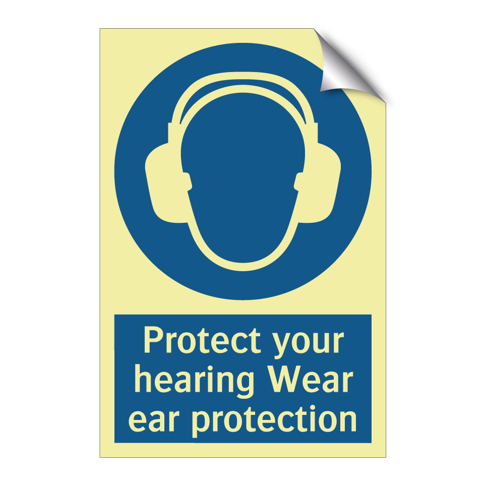 Protect your hearing Wear ear protection