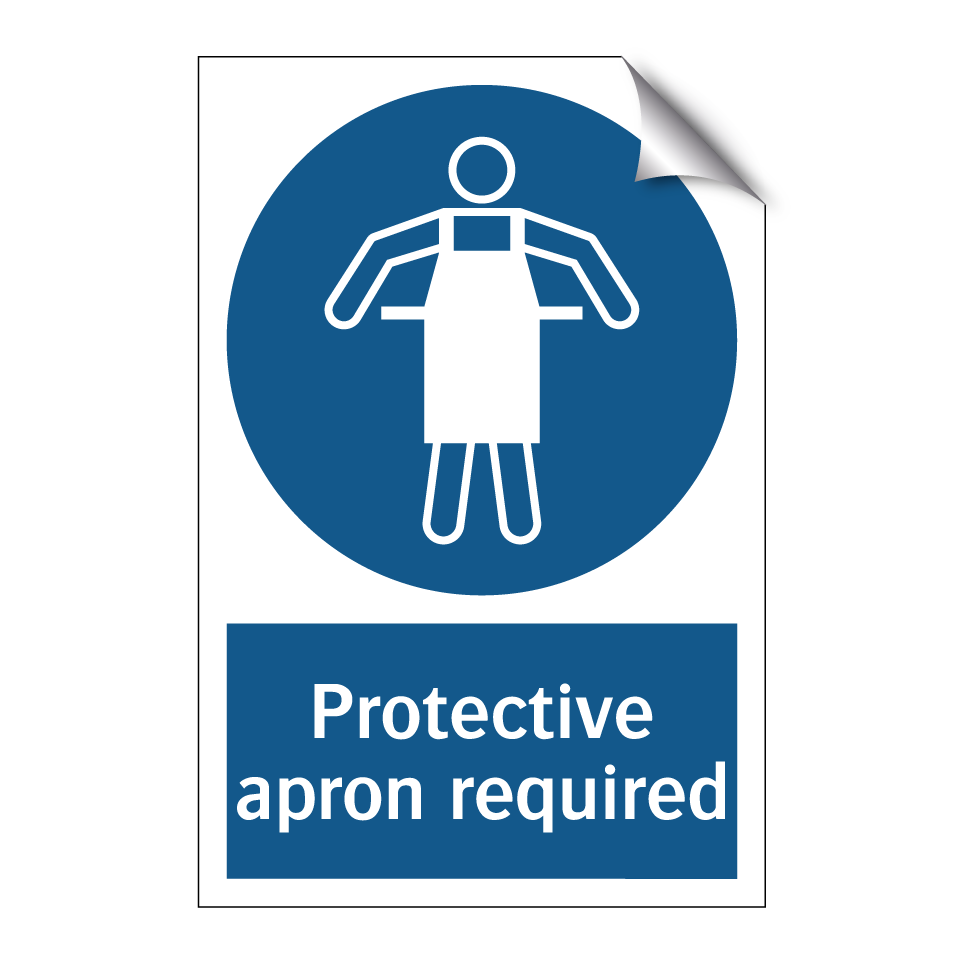 Protective apron required