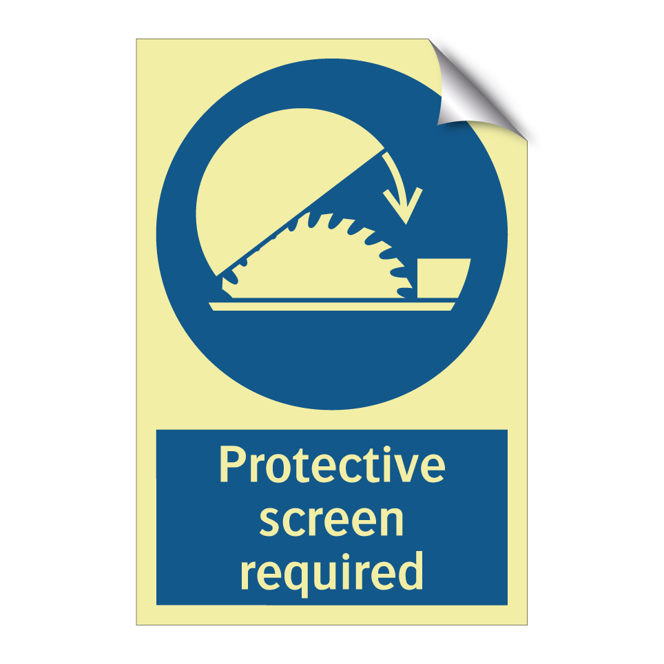 Protective screen required