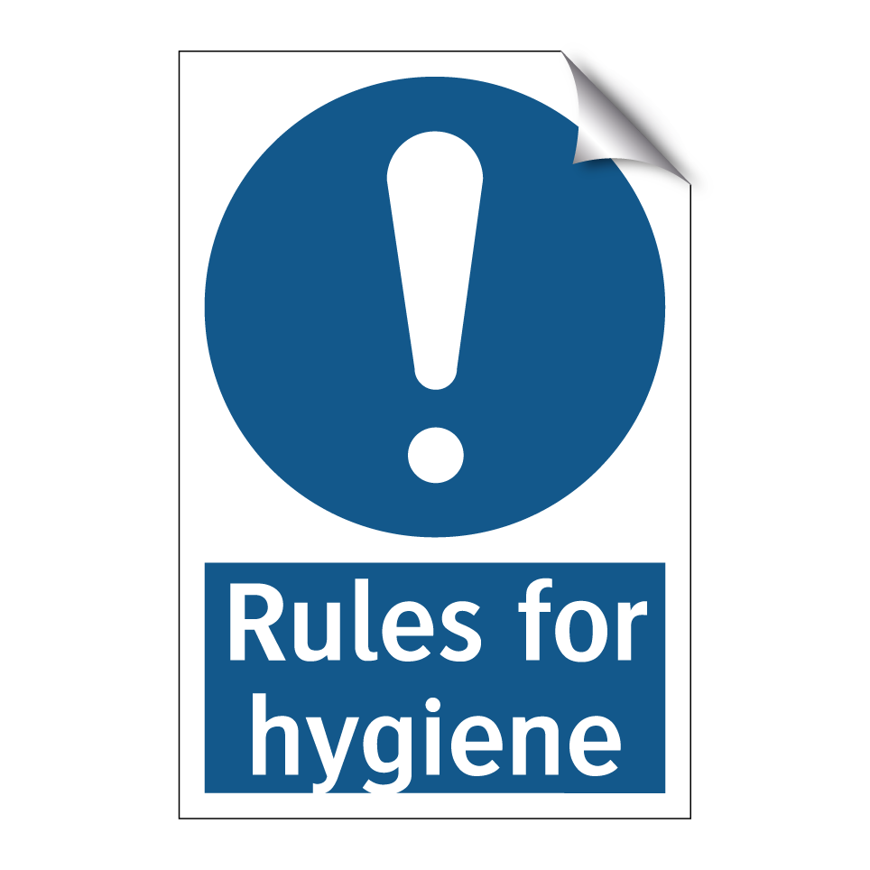 Rules for hygiene