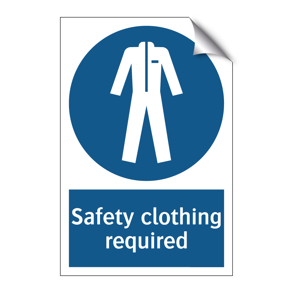 Safety clothing required