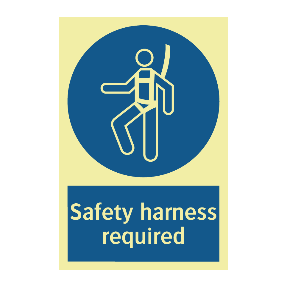 Safety harness required