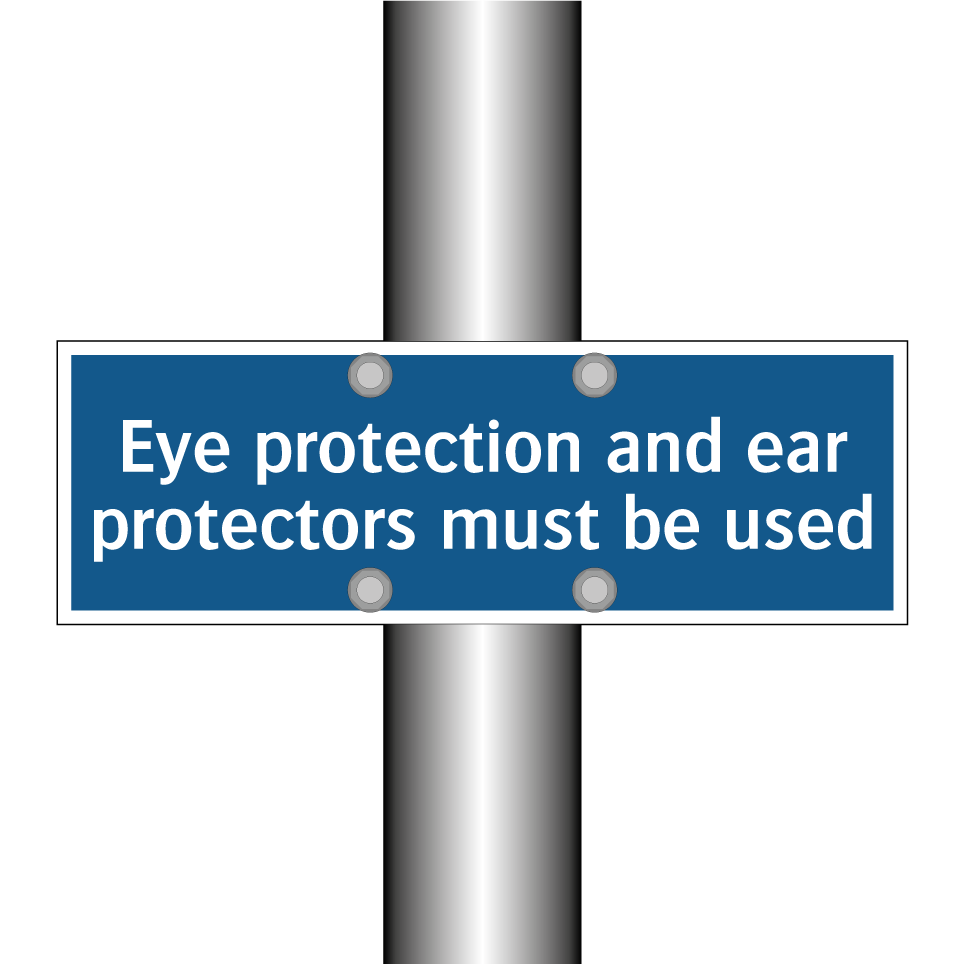 Eye protection and ear protectors must be used