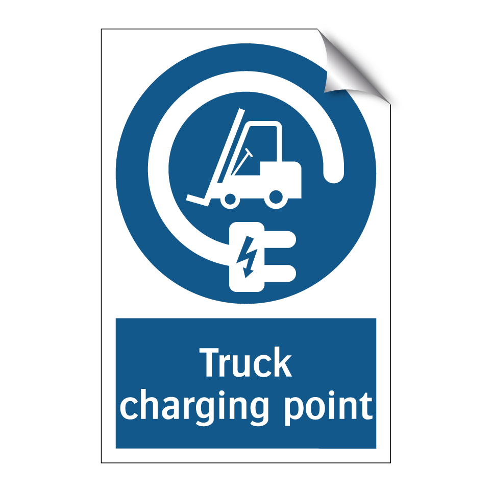 Truck charging point
