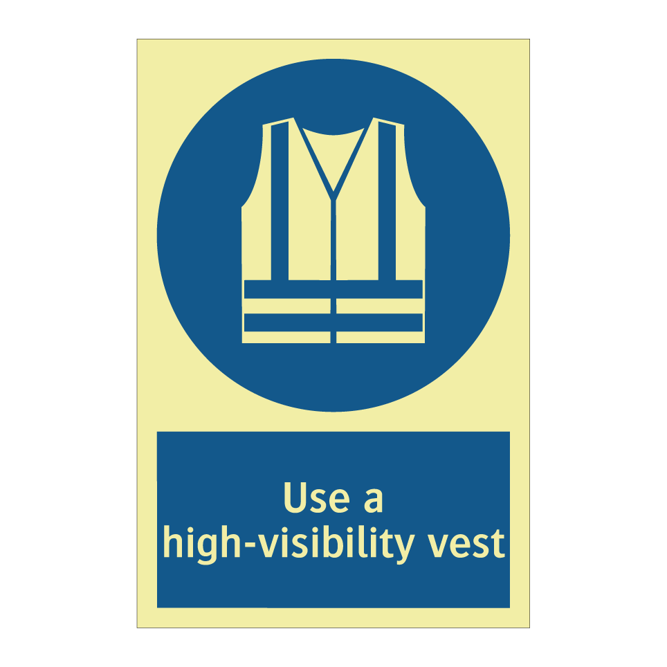 Use a high-visibility vest