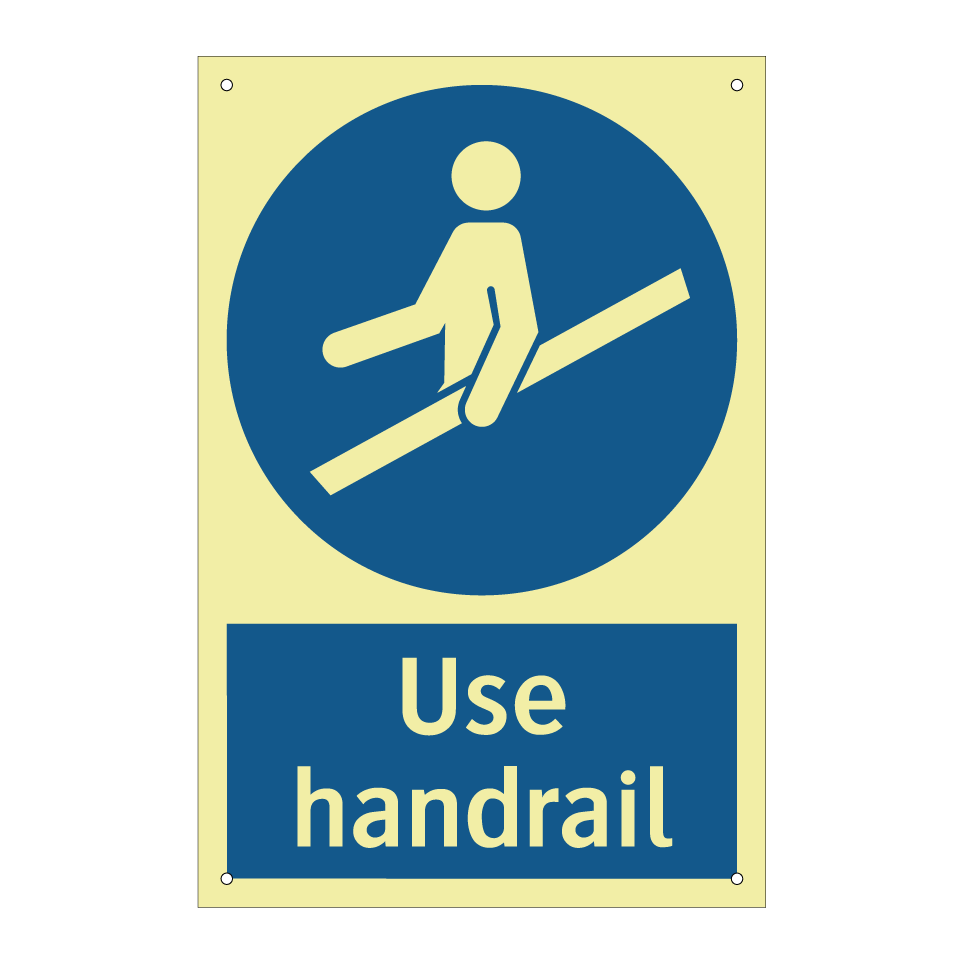 Use handrail
