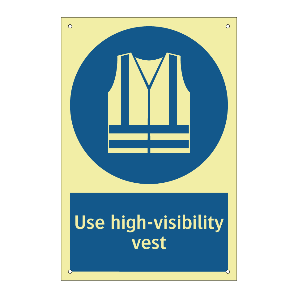 Use high-visibility vest