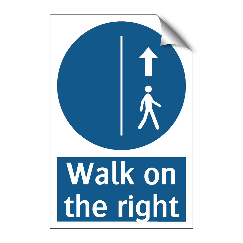Walk on the right