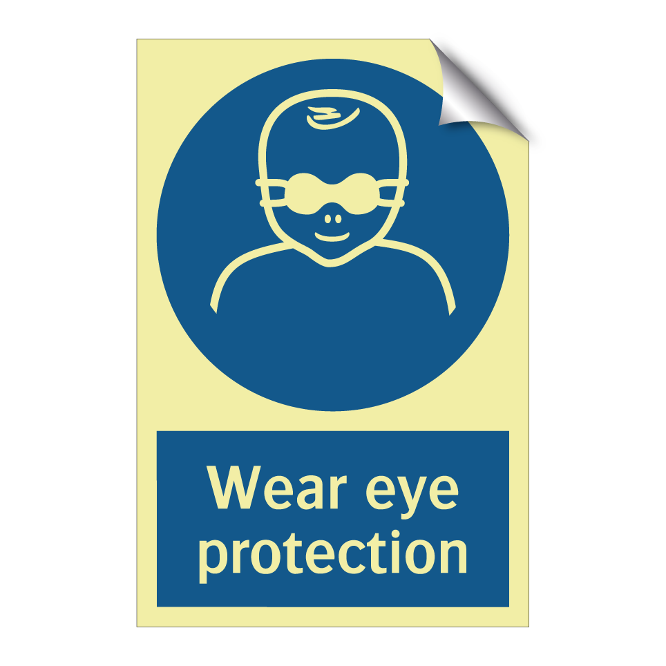 Wear eye protection