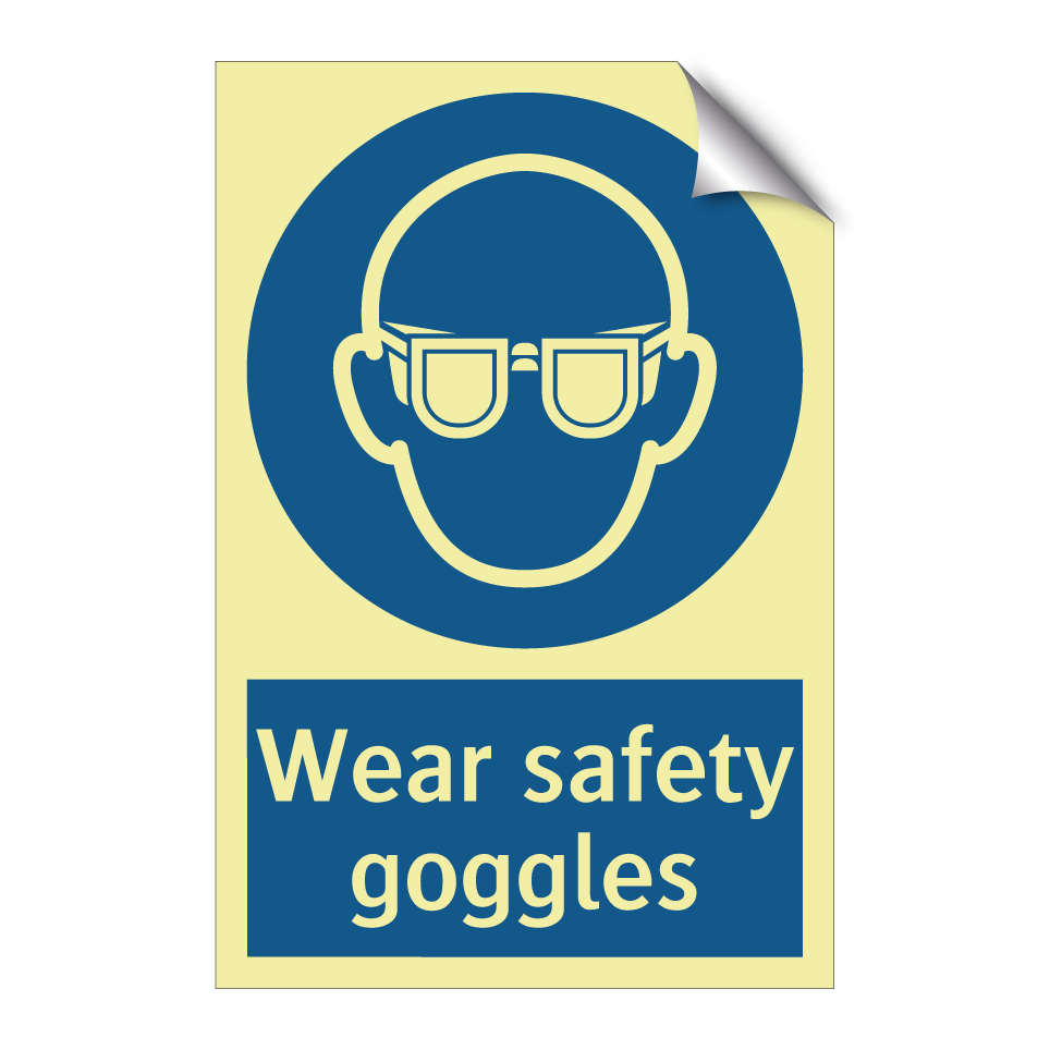 Wear safety goggles