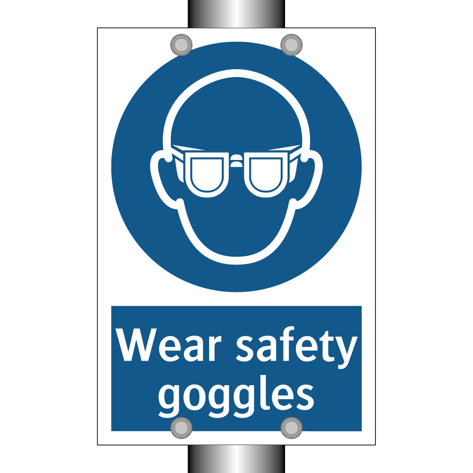 Wear safety goggles