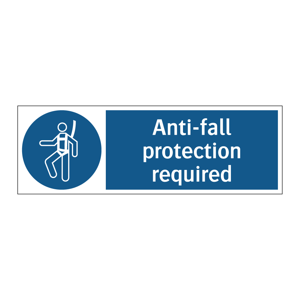 Anti-fall protection required