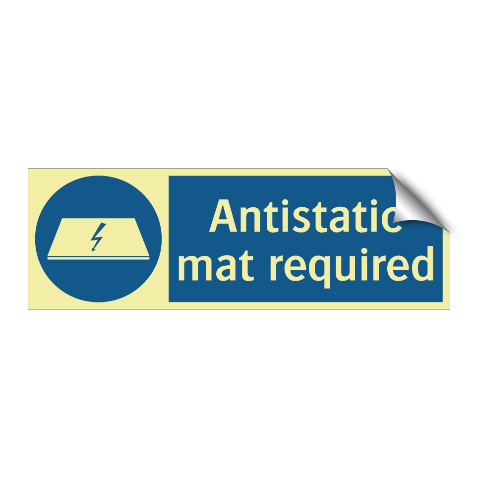 Antistatic mat required