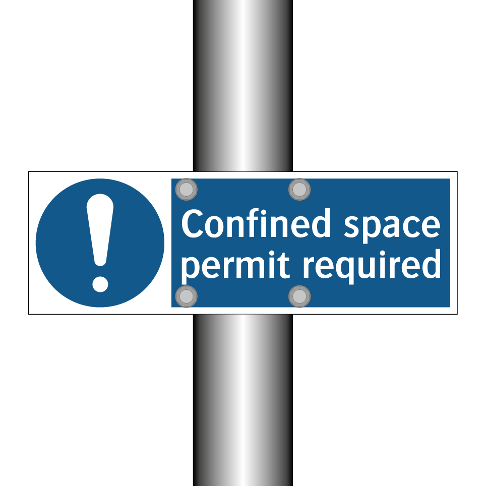 Confined space permit required