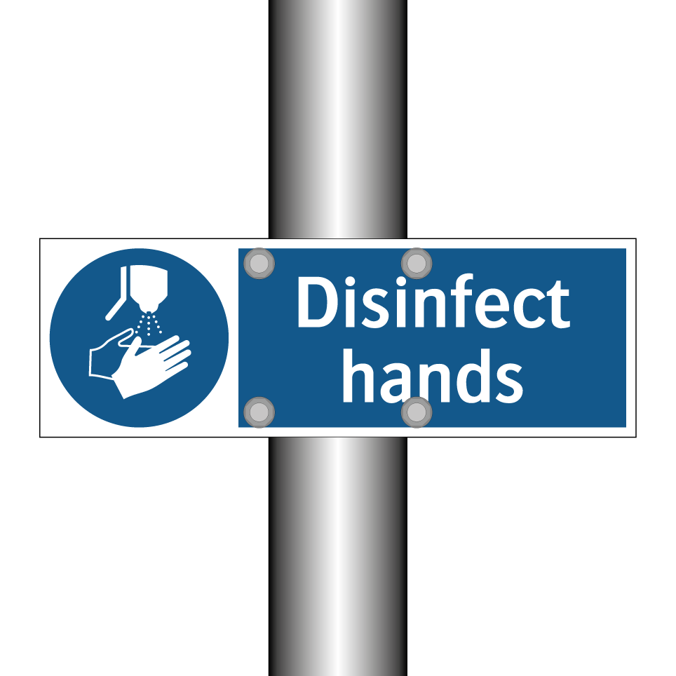 Disinfect hands