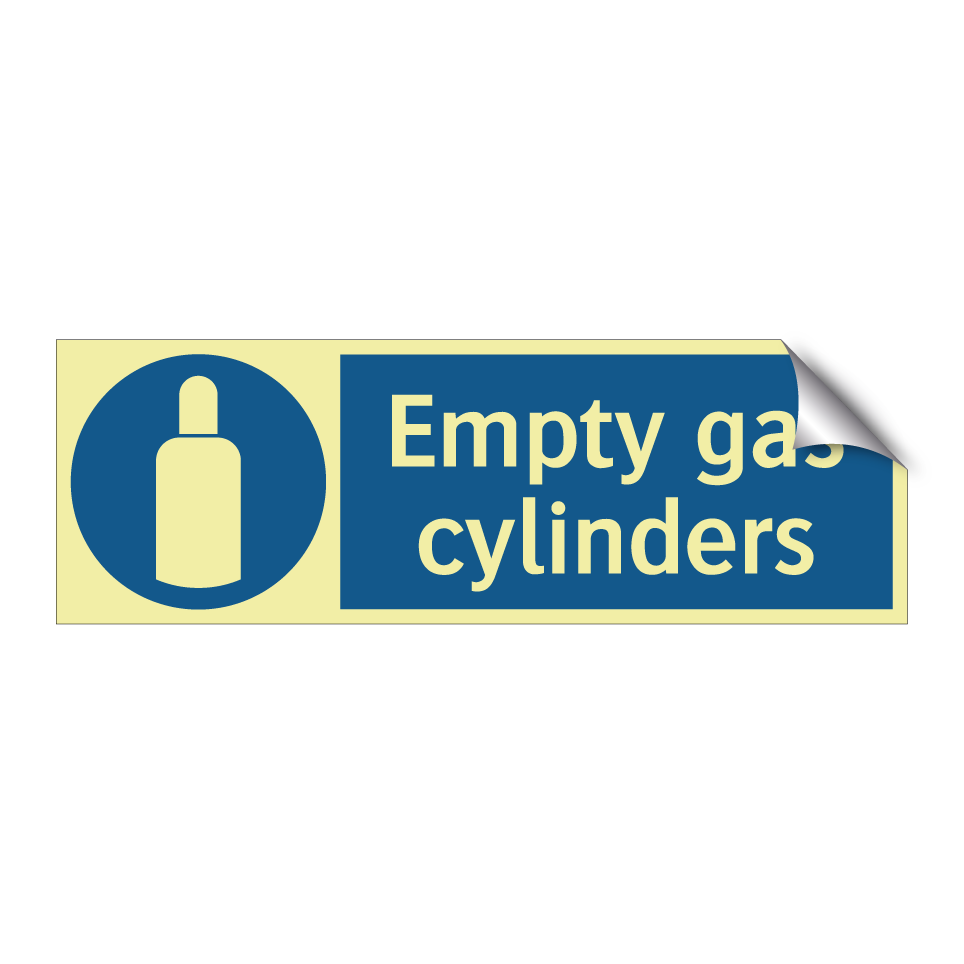 Empty gas cylinders