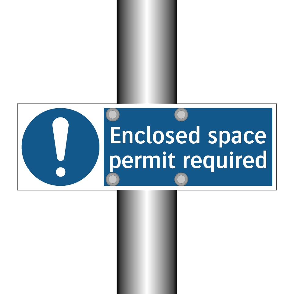 Enclosed space permit required