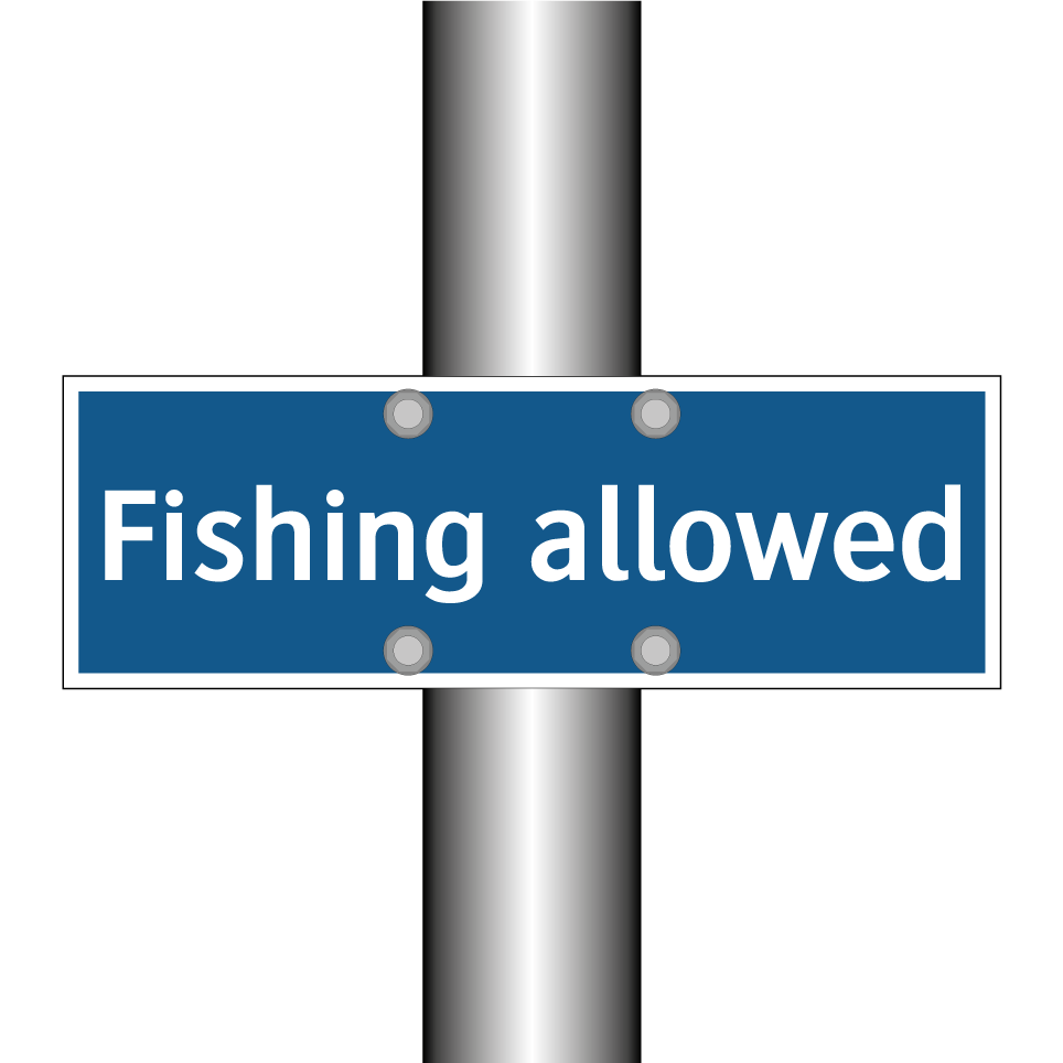 Fishing allowed