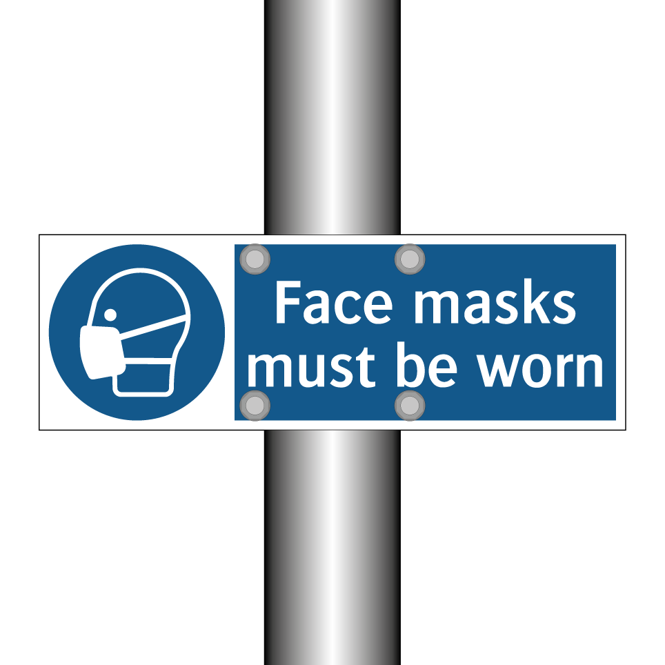 Face masks must be worn