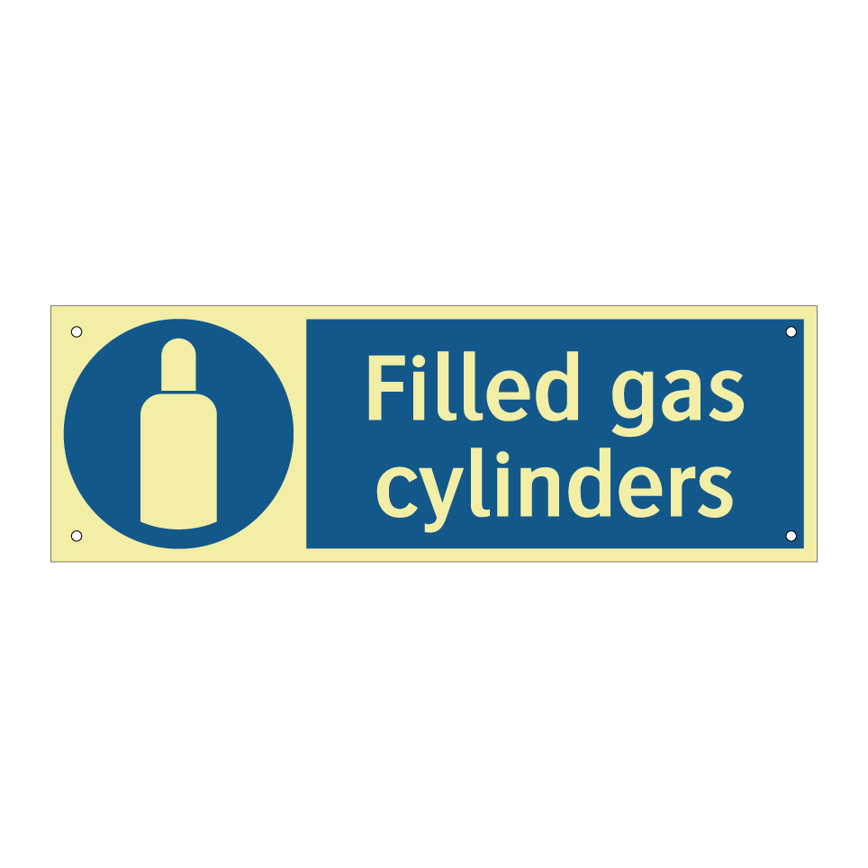 Filled gas cylinders