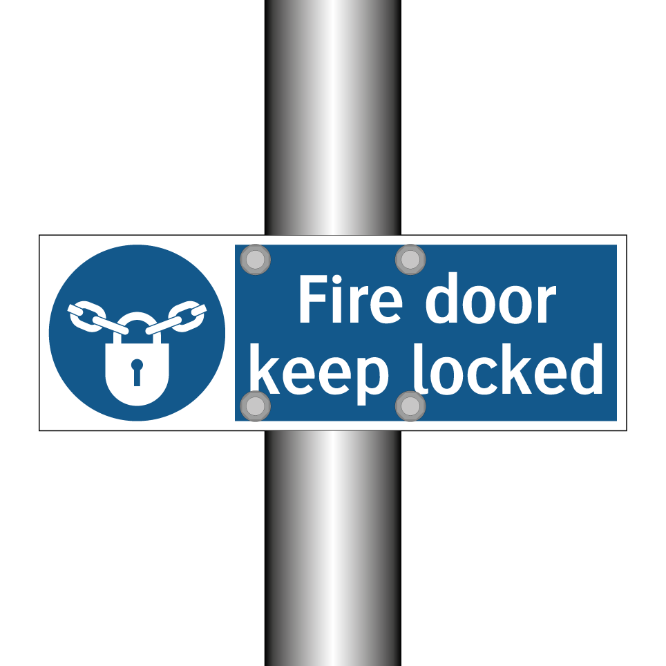 Fire door keep locked