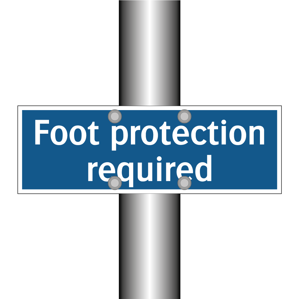Foot protection required