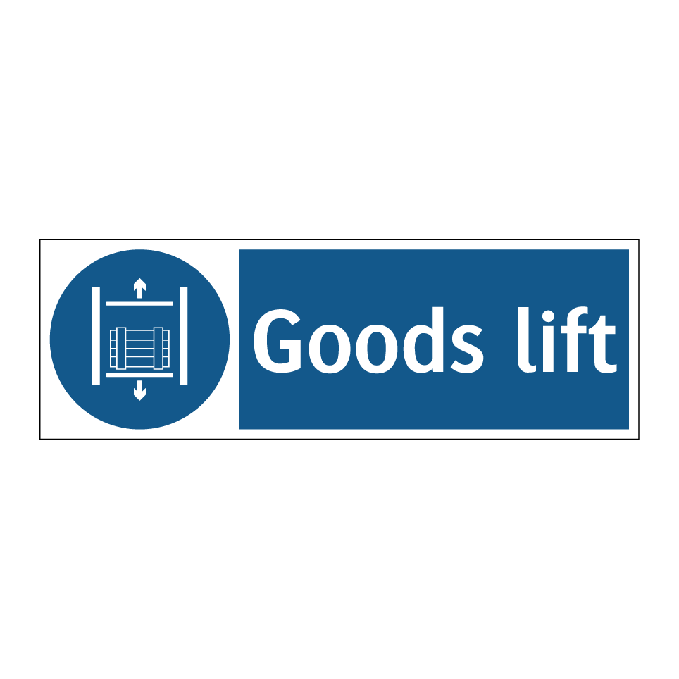 Goods lift