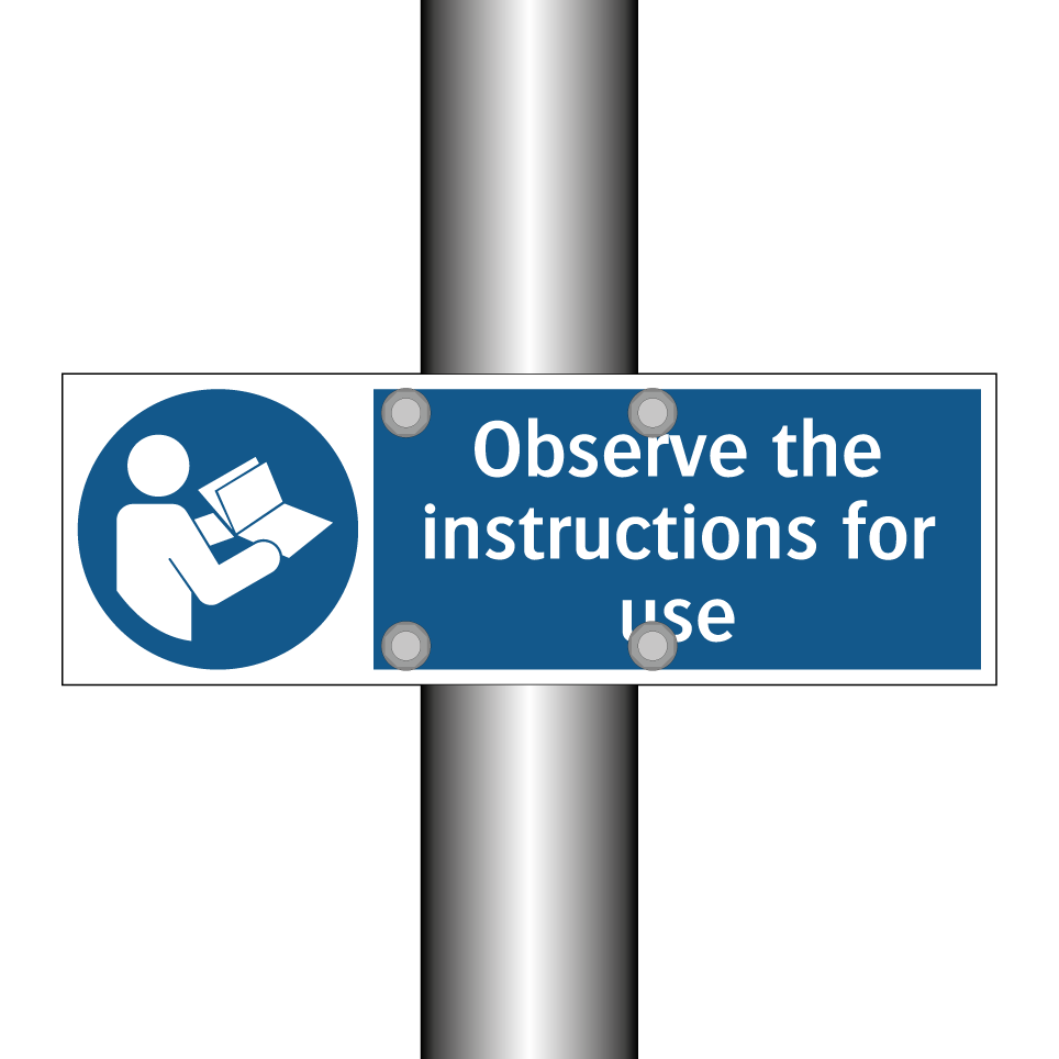 Observe the instructions for use