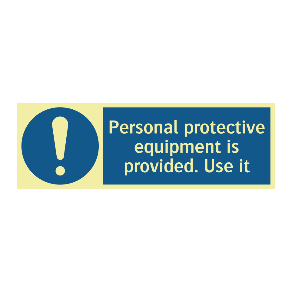 Personal protective equipment is provided. Use it