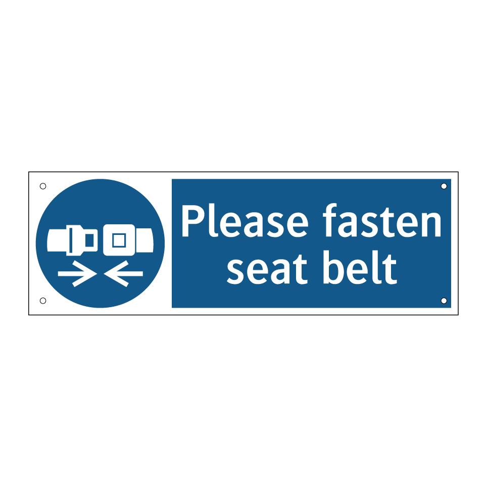 Please fasten seat belt
