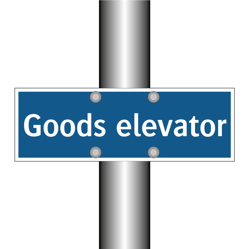 Goods elevator